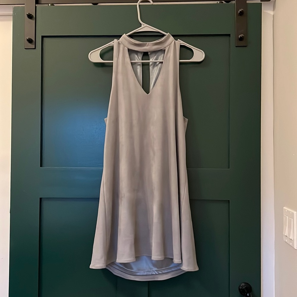 Towne suade dress